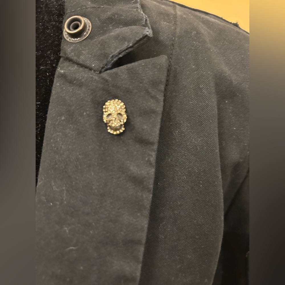Zadig & Voltaire Virginia Grunge Military Skull Utility Jacket - Picture 7 of 11